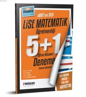 021 Paragon ÖABT Farkındalık Serisi Çözümlü Lise Matematik 5 Deneme