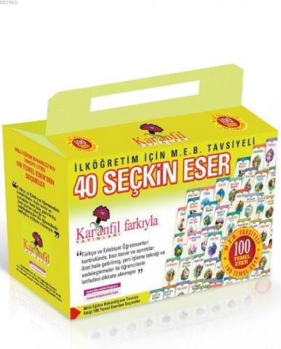 100 Temel Eser İlköğretim (40 Kitap, Kutulu)