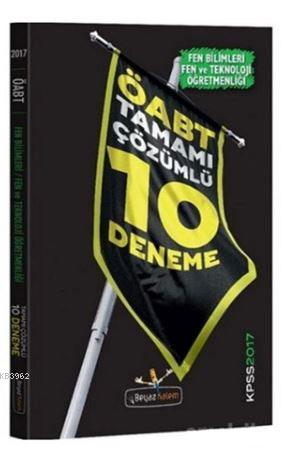 2017 KPSS ÖABT Fen Bilimleri Öğretmenliği Tamamı Çözümlü 10 Deneme