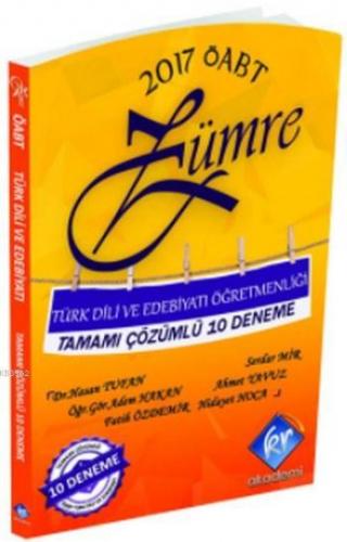 2017 ÖABT Zümre Türk Dili ve Edebiyatı Öğretmenliği Tamamı Çözümlü 10 Deneme
