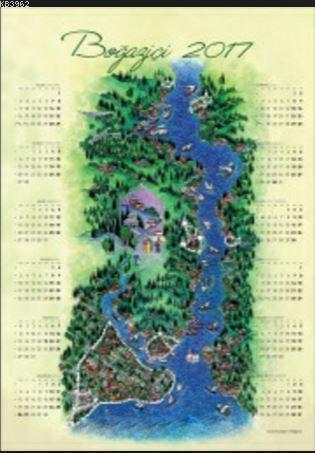 2017 Takvimli Poster - Minyaturler - Nusret Çolpan - Bogazici