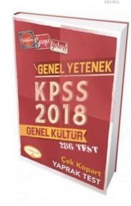 2018 KPSS Genel Yetenek Genel Kültür Çek Kopart Yaprak Test Kolektif