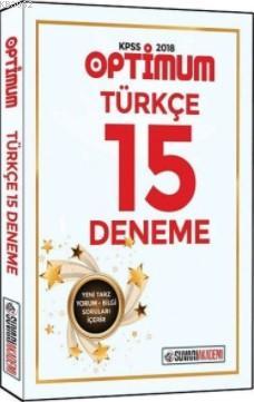 2018 KPSS Optimum Türkçe Tamamı Çözümlü 15 Deneme