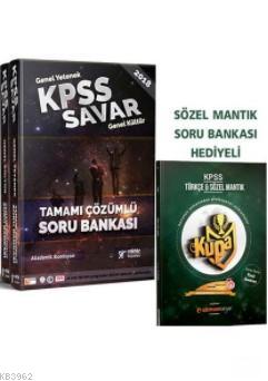 2018 KPSS Savar Genel Yetenek Genel Kültür Tamamı Çözümlü Soru Bankası (2 Kitap)