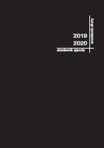 2019-2020 Akademik Ajanda 21x29cm-Siyah