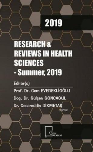 2019 Research Reviews in Health Sciences