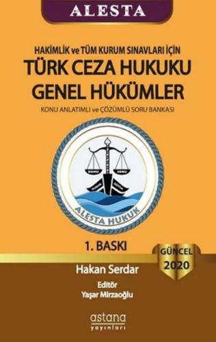 2020 Hakimlik ve Tüm Kurum Sınavları İçin Türk Ceza Hukuku Genel Hükümler