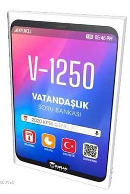2020 KPSS Genel Kültür V-1250 Vatandaşlık Soru Bankası