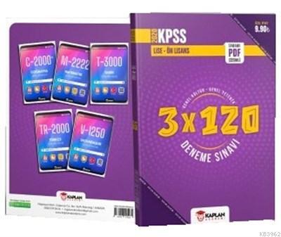 2020 KPSS Lise-Ön Lisans Genel Kültür - Genel Yetenek Tamamı PDF Çözümlü 3'lü Deneme Sınavı
