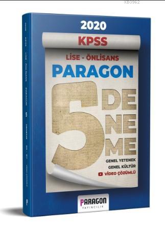 2020 KPSS Lise-Önlisans Paragon Genel Yetenek Genel Kültür Tamamı Video Çözümlü 5 Deneme