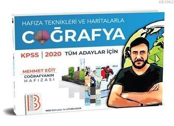2020 KPSS Tüm Adaylar İçin Haritalar ve Hafıza Teknikleriyle Coğrafya Benim Hocam Yayınları