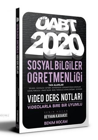 2020 ÖABT Sosyal Bilgiler Öğretmenliği Video Ders Notları Benim Hocam Yayınları