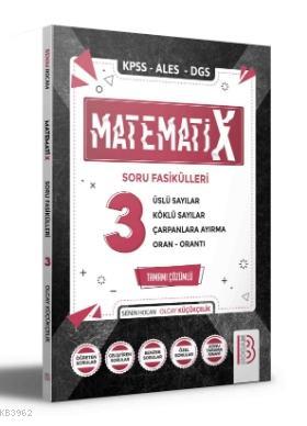 2021 KPSS ALES DGS MatematiX Soru Fasikülleri 3