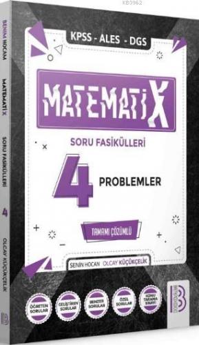 2021 KPSS ALES DGS MatematiX Soru Fasikülleri 4 Problemler