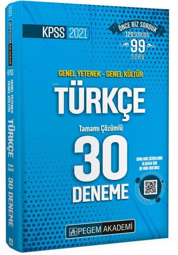 2021 KPSS Genel Yetenek - Genel Kültür Türkçe 30 Deneme Kolektif