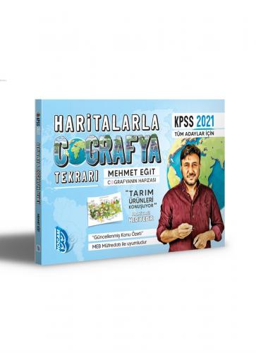 2021 KPSS Haritalarla Coğrafya Tekrarı Benim Hocam Yayınları