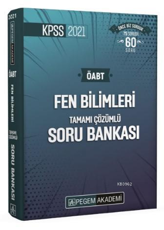 2021 KPSS ÖABT Fen Bilimleri Fen ve Teknoloji Tamamı Çözümlü Soru Bankası Seti-4 Kitap