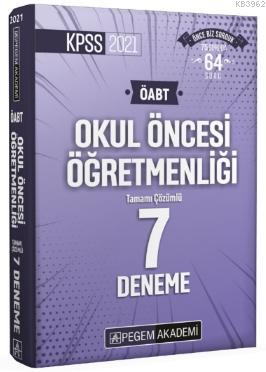 2021 KPSS ÖABT Okul Öncesi Öğretmenliği  Tamamı Çözümlü 7 Deneme