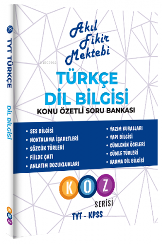 2021 Türkçe Dil Bilgisi Konu Özetli Soru Bankası Kolektif