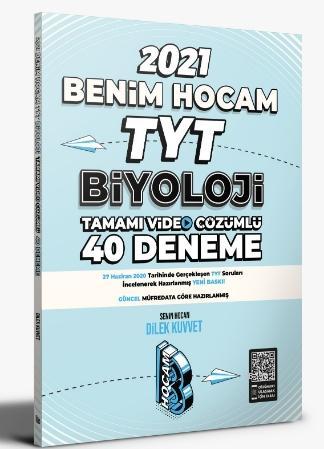 2021 TYT Biyoloji Tamamı Video Çözümlü 40 Deneme Sınavı Benim Hocam Yayınları