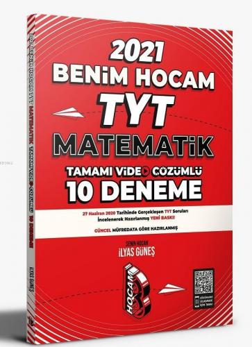 2021 TYT Matematik Tamamı Video Çözümlü 10 Deneme Sınavı Benim Hocam Yayınları