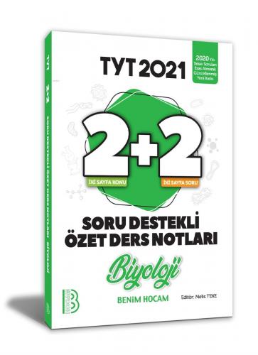 2021 YKS TYT Biyoloji 2+2 Soru Destekli Özet Ders Notları Benim Hocam Yayınları