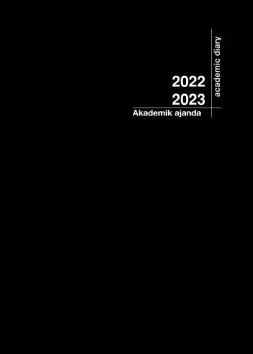 2022-2023 Akademik Ajanda 21X29 Siyah