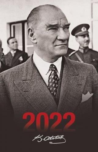 2022 Atatürk Ajandası Sivil - Siyah
