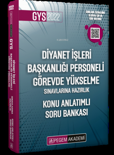 2022 Diyanet İşleri Başkanlığı Personeli Görevde Yükselme Sınavlarına Hazırlık Konu Anlatımlı Soru Bankası
