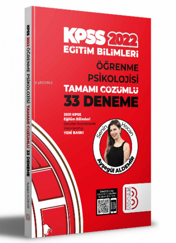 2022 Eğitim Bilimleri Öğrenme Psikolojisi Tamamı Çözümlü 33 Deneme