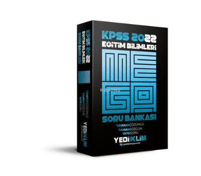 2022 KPSS Eğitim Bilimleri Mega Tamamı Çözümlü Soru Bankası