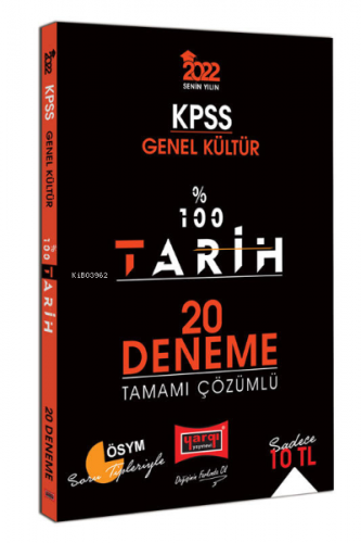 2022 KPSS Genel Kültür %100 Tarih Tamamı Çözümlü 20 Deneme