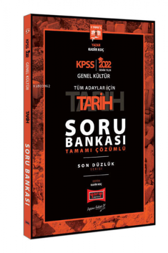 2022 KPSS Genel Kültür Tüm Adaylar İçin Son Düzlük 5 Yargıç Tamamı Çözümlü Tarih Soru Bankası