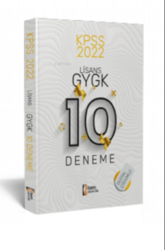 2022 KPSS Lisans GYGK Dijital Çözümlü 10 Deneme