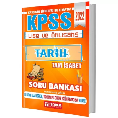 2022 KPSS Lise Ön Lisans Tarih Tam İsabet Soru Bankası