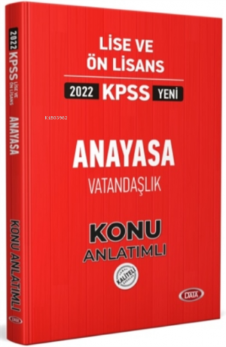2022 KPSS Lise ve Ön Lisans Anayasa Vatandaşlık Konu Anlatımlı
