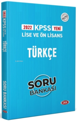 2022 KPSS Lise ve Ön Lisans Türkçe Soru Bankası Kolektif
