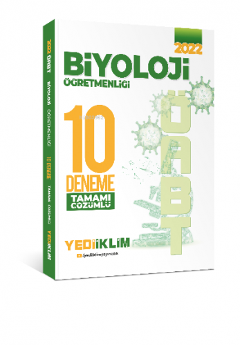 2022 ÖABT Biyoloji Öğretmenliği Tamamı Çözümlü 10 Deneme Kolektif