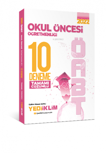2022 ÖABT Okul Öncesi Öğretmenliği Tamamı Çözümlü 10 Deneme