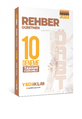 2022 ÖABT Rehber Öğretmen Tamamı Çözümlü 10 Deneme Kolektif