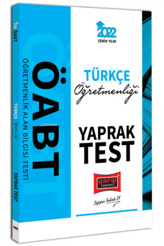 2022 ÖABT Türkçe Öğretmenliği Yaprak Test Kolektif