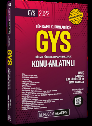 2022 Tüm Kurumlar İçin Görevde Yükselme Sınavı Konu Anlatımlı