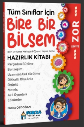 2022 Tüm Sınıflar İçin Bire Bir Bilsem Zor Seviye Hazırlık Kitapları