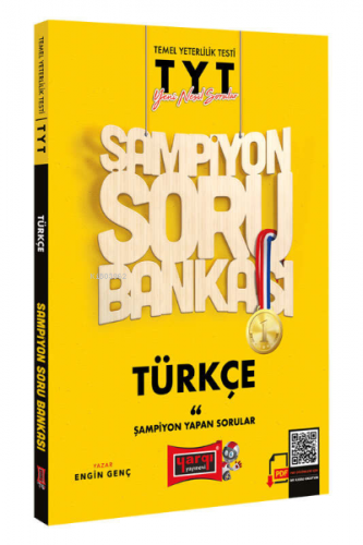2022 TYT Türkçe Şampiyon Soru Bankası Engin Genç