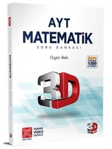3D 2023 AYT 3D Matematik Tamamı Video Çözümlü Soru Bankası