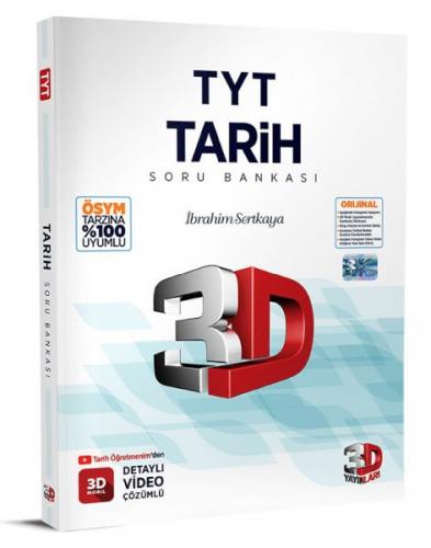 3D 2023 TYT Tarih Tamamı Video Çözümlü Soru Bankası