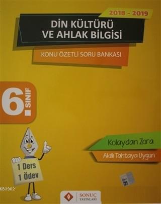 6. Sınıf Din Kültürü ve Ahlak Bilgisi Konu Özetli Soru Bankası