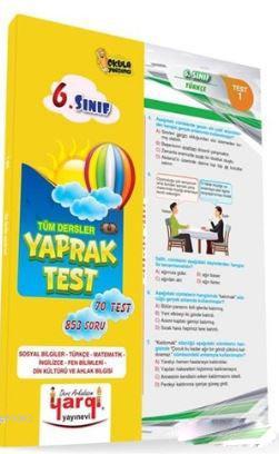 6. Sınıf Tüm Dersler Yaprak Test