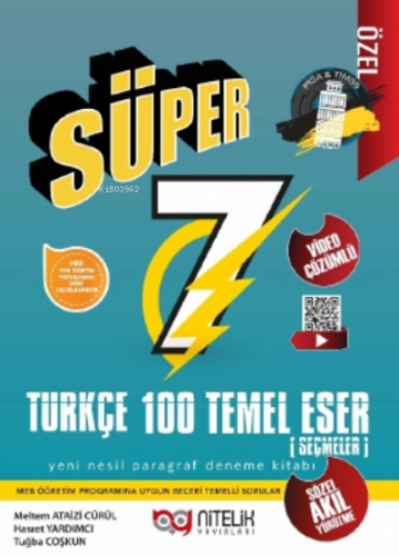 7. Sınıf Süper Türkçe 100 Temel Eser Meltem Ataizi Cürül
