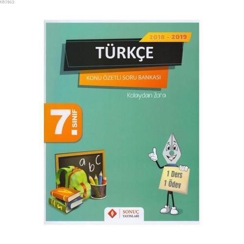 7. Sınıf Türkçe Konu Özetli Soru Bankası